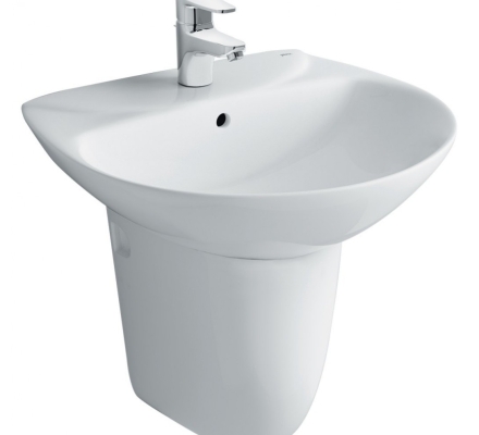 Lavabo Treo Tường Inax L-285V/L-288VC Kèm Chân Ngắn