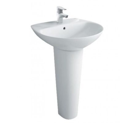 Lavabo Treo Tường Inax L-285V/L-288VD Kèm Chân Dài