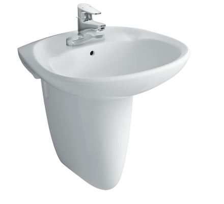 Lavabo Treo Tường Inax L-284V/L-284VC Kèm Chân Ngắn