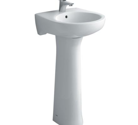 Lavabo Treo Tường Inax L-284V/L-284VD Kèm Chân Dài