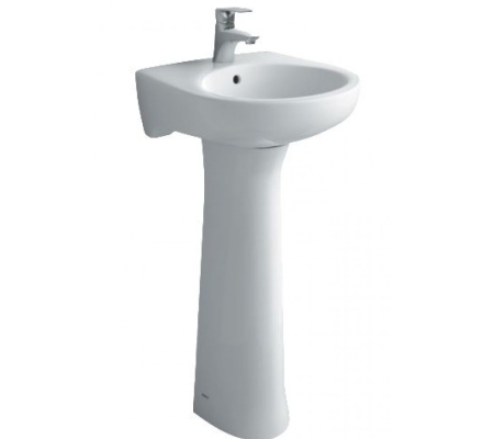 Lavabo Treo Tường Inax L-282V/L-284VD Kèm Chân Dài