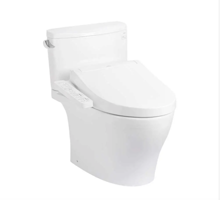 Bàn cầu hai khối kèm nắp rửa điện tử WASHLET dòng C2 cơ bản TCF23710AAA CS767RW18